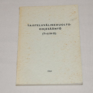 Taisteluvälinehuolto-ohjesääntö (TvälHO)